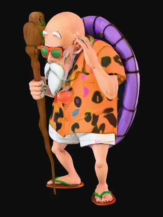 3D model for Eccentric Islander