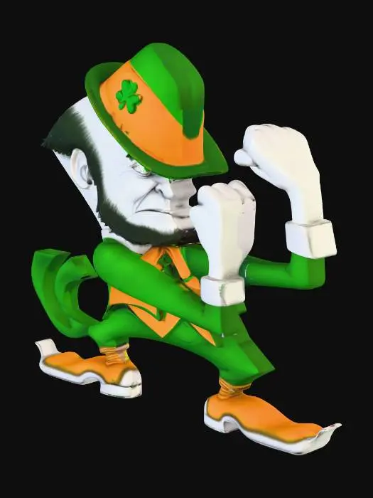 3D model for Leprechaun Mascot