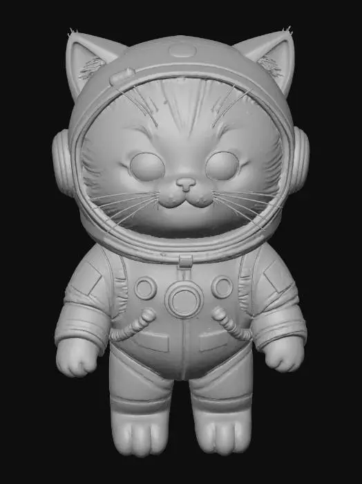3D model for Cosmic Kitty Adventure