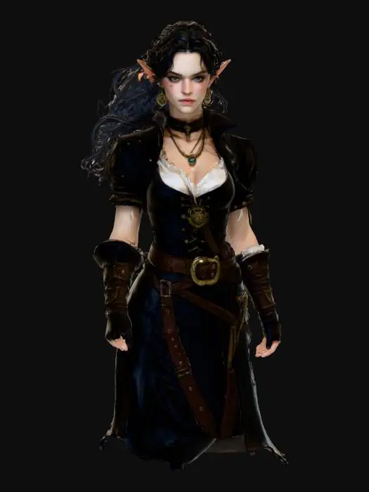 3D model for Warrior of the Dread Seas