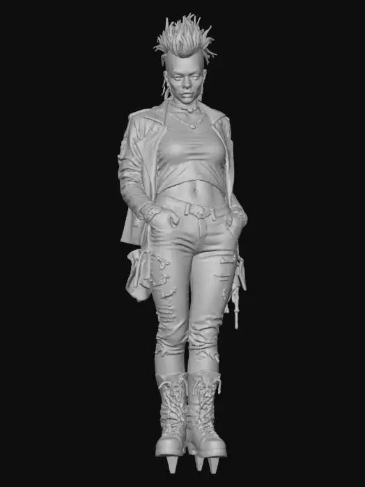 3D model for Urban Punk Rebel