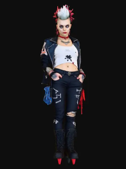 3D model for Urban Punk Rebel