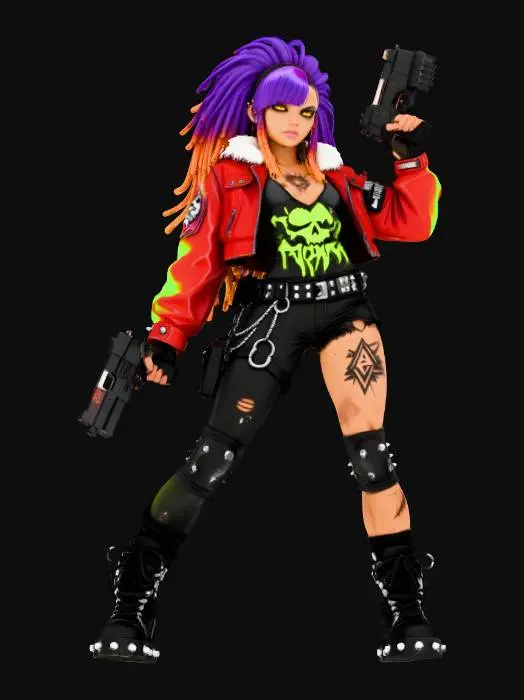 3D model for Cyberspace Rebel