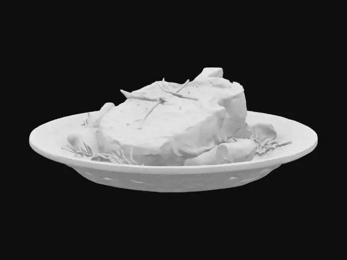 3D model for #AroundTheWorld#, [Poland] kotlet schabowy