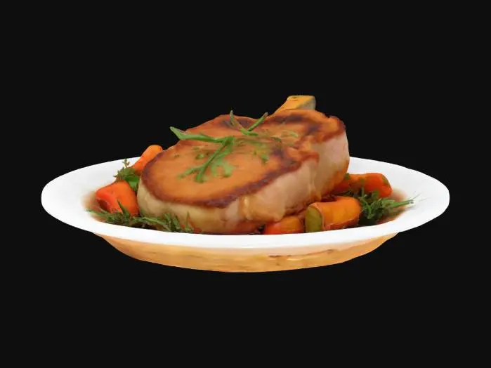 3D model for #AroundTheWorld#, [Poland] kotlet schabowy