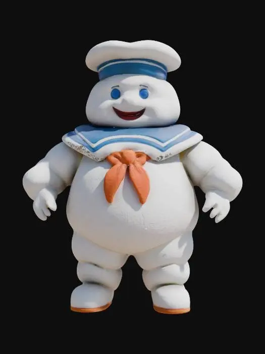 3D model for marshmallow man ghostbusters, #game figure#