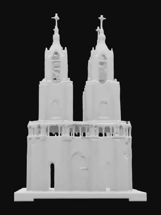 3D model for [Paris] Create a 3D model of Notre-Dame cathedral made entirely of colorful Kente cloth from Ghana. Walls and towers are woven with bright patterns. Stained glass windows replaced by glowing Adinkra symbols. Vivid, tropical lighting. Textures are rich, textile-like, dynamic in the wind.
, #AroundTheWorld#