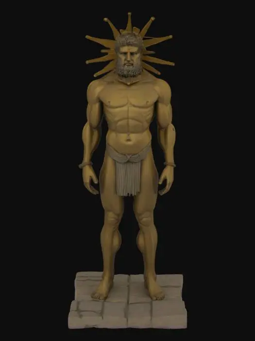 3D model for #arch#, Kolos z Rodos
