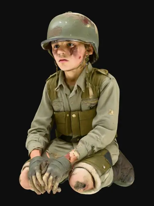 3D model for Broken boy soldier