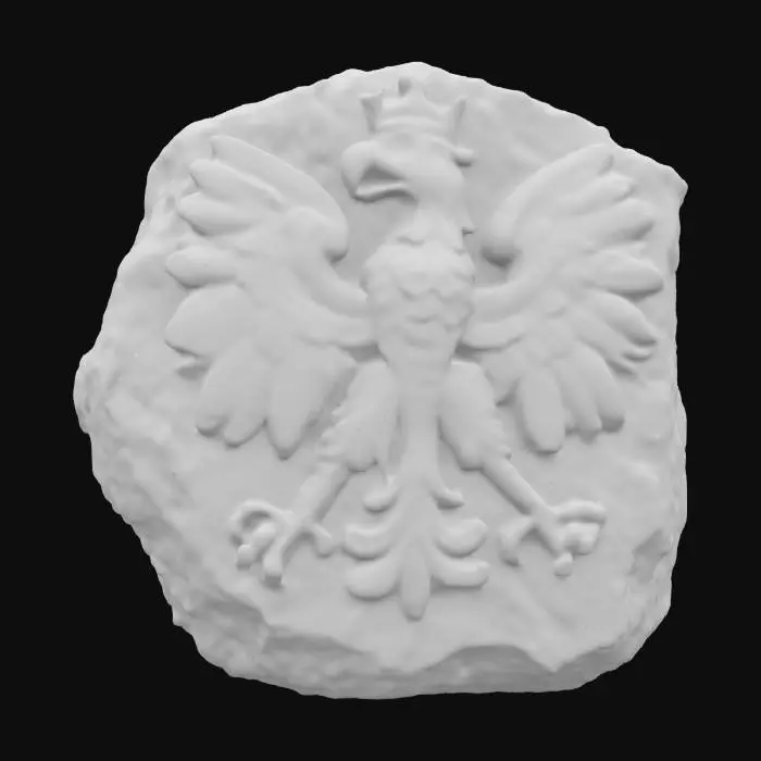 3D model for [Warsaw] Eagle Emblem made of Polon, #AroundTheWorld#