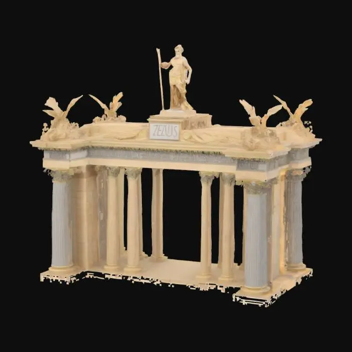 3D model for #arch#, Zeus Olimpijski
