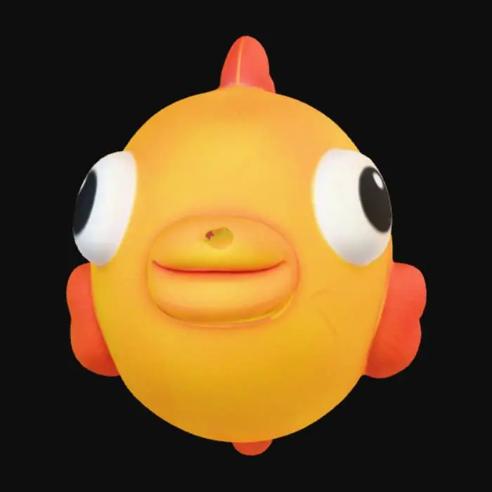 3D model for Bubblefish Adventure