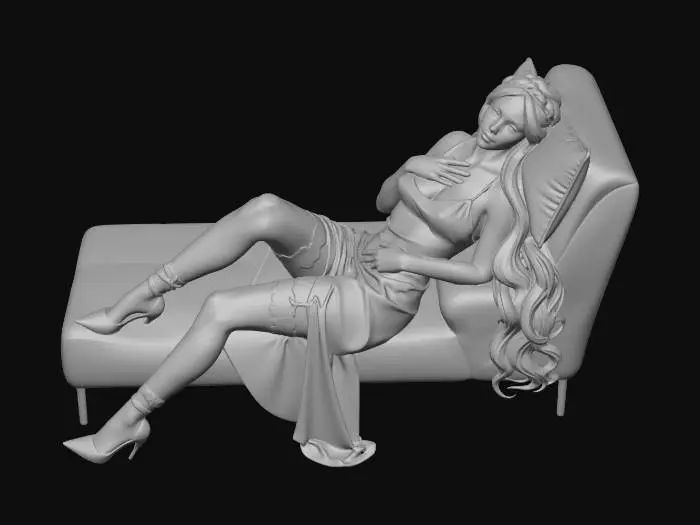 3D model for Elegance in Black