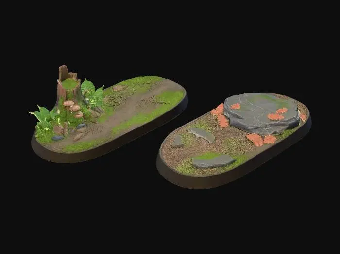 3D model for Two Halves of the Forest Floor