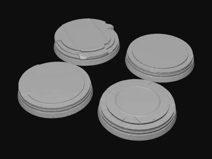 3D model for Medallion Quartet
