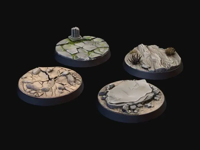 3D model for Stone Terrain Quartet