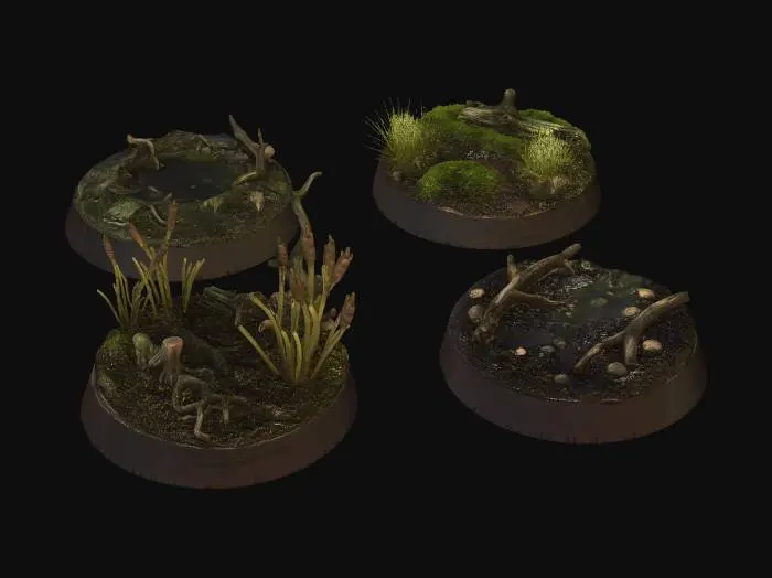3D model for Four Microhabitats