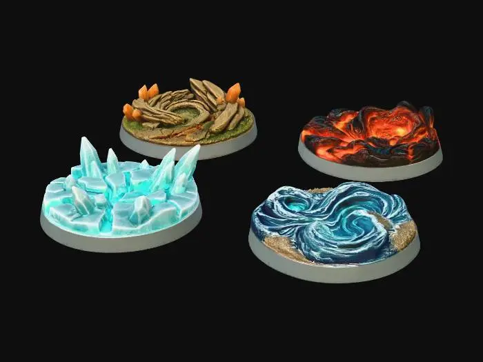 3D model for Elemental Quartet