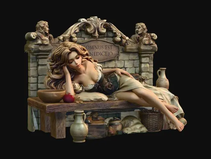 3D model for Somnus est Benedictio