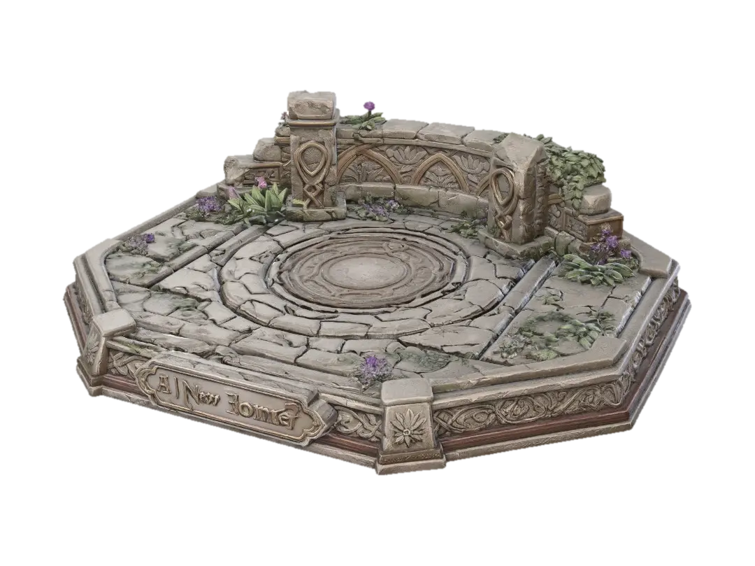 A New Journey - Quest 3D model, vytvořený pomocí AI