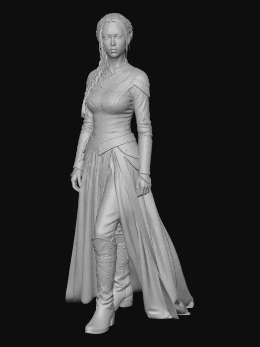 3D model for Warrior Princess