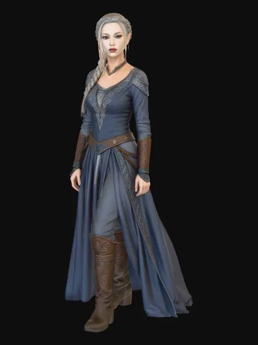 3D model for Warrior Princess