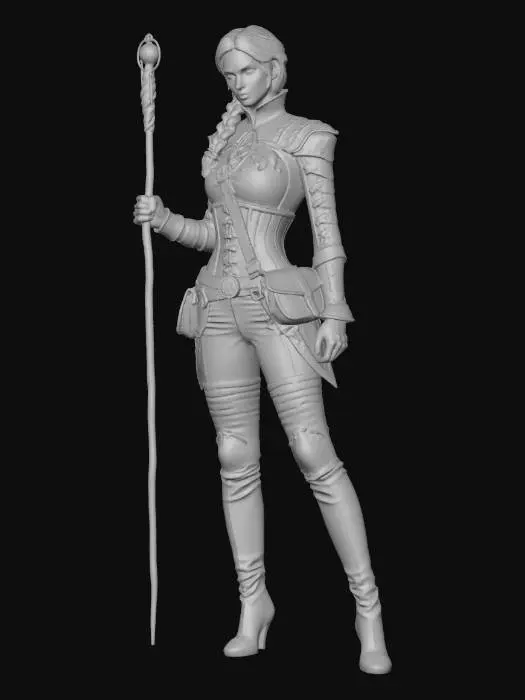 3D model for Mage Mistress