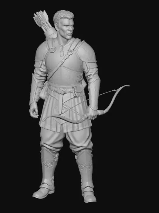 3D model for Archer Warrior