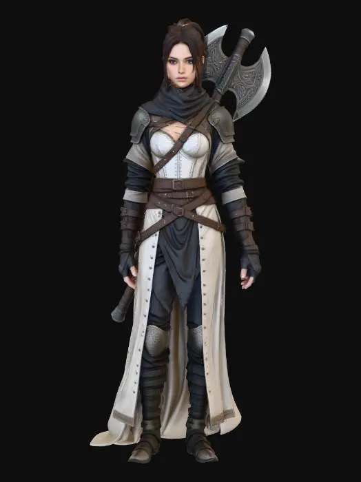 3D model for Warrior of Valor