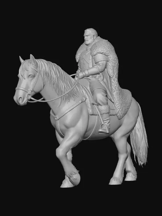 3D model for Rider in the Ice