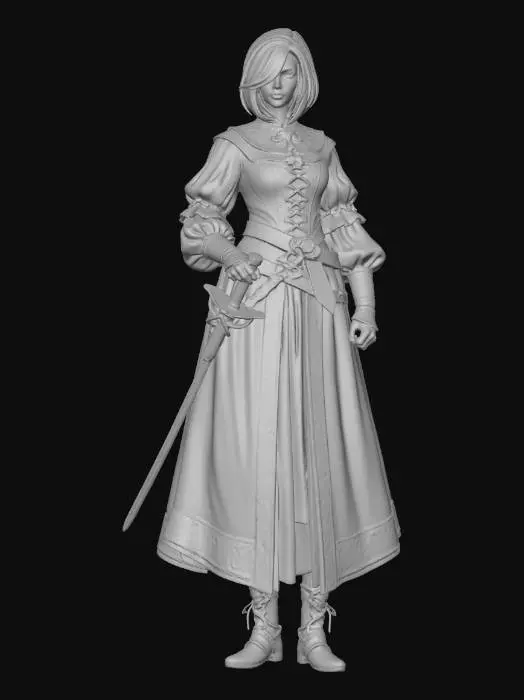 3D model for Warrior Duchess