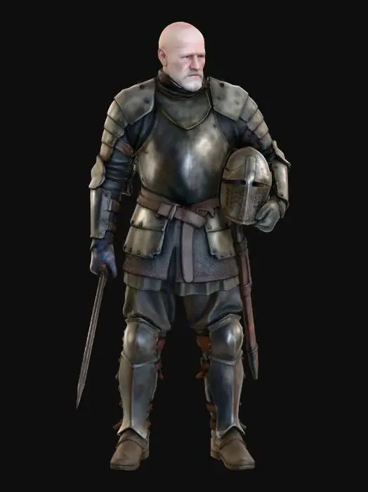 3D model for Knight in Armor