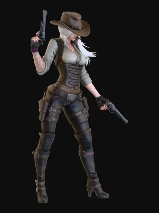 3D model for Cowgirl