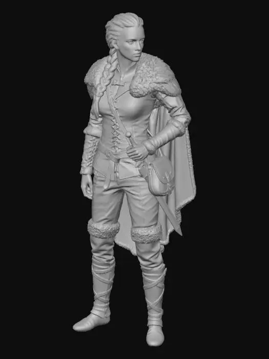3D model for Warrior of the North