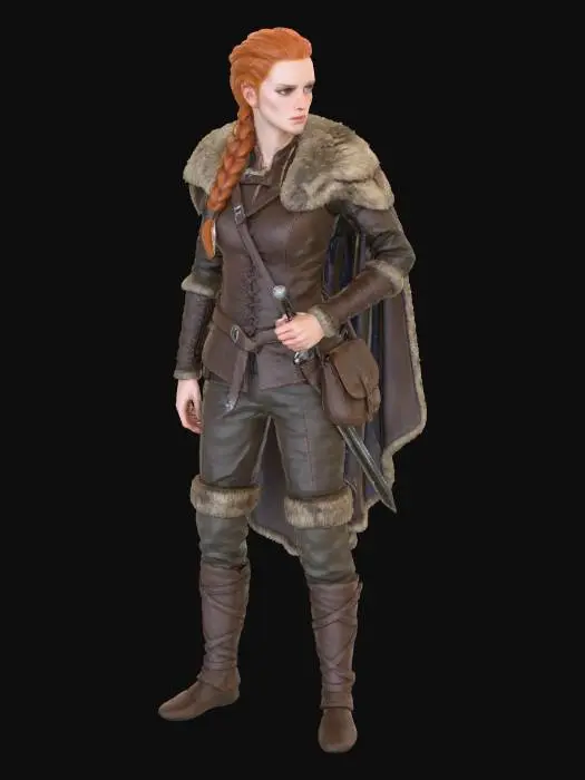 3D model for Warrior of the North