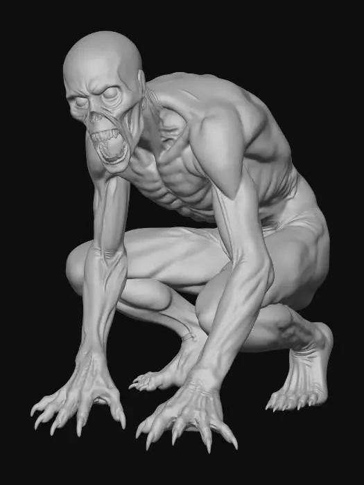 3D model for ghoul_001