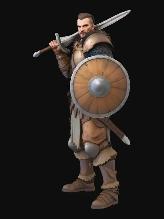 3D model for The Knight's Resolve