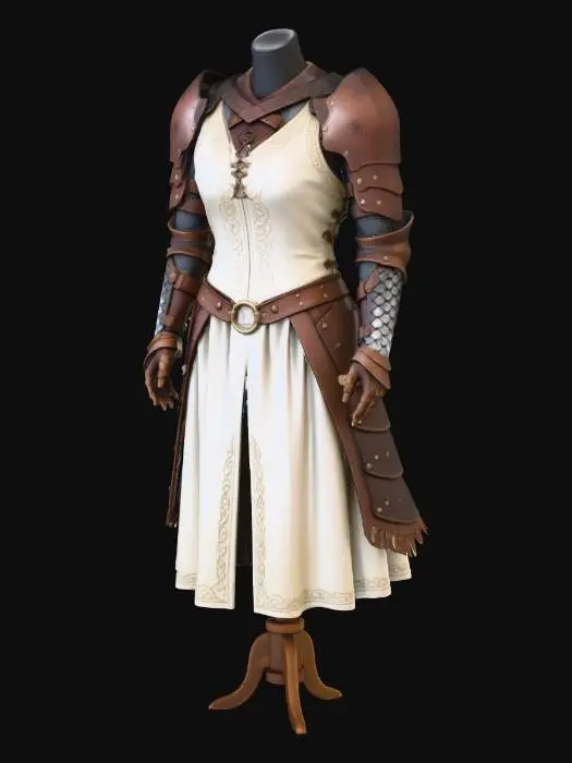 3D model for Armored Elegance