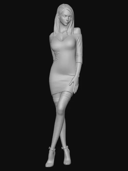 3D model for Elegance in Blue