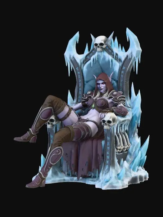 3D model for Icy Throne