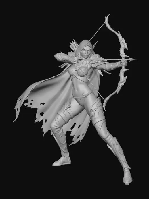 3D model for Archer in the Shadow