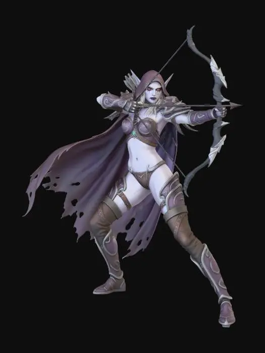 3D model for Archer in the Shadow