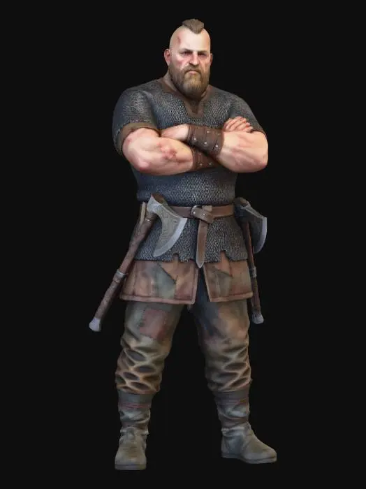 3D model for Viking Warrior