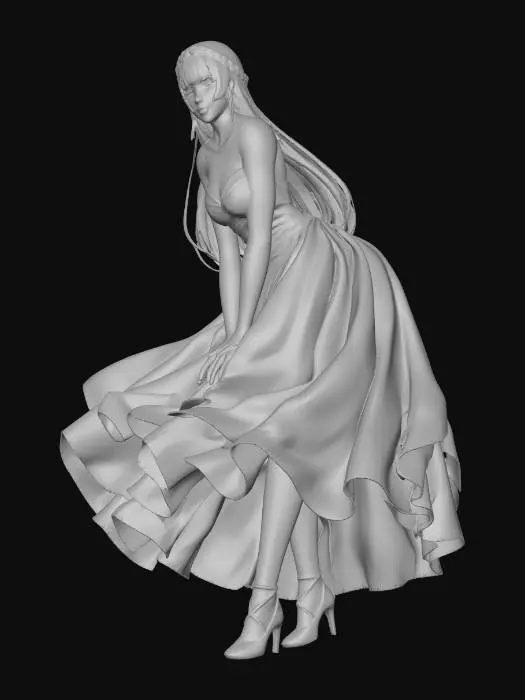 3D model for Ethereal Elegance