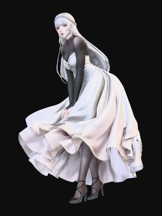 3D model for Ethereal Elegance