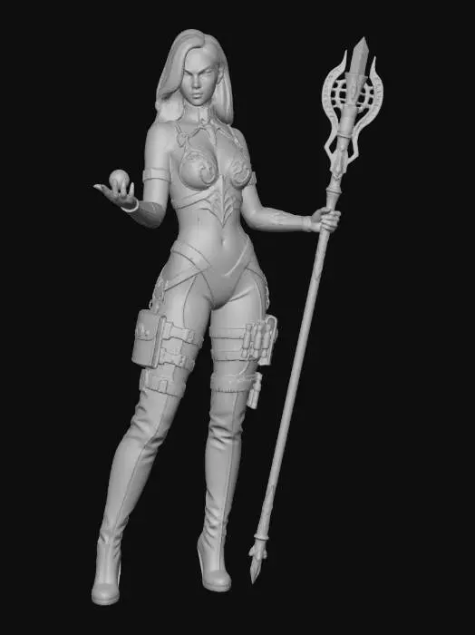 3D model for Cyber Enchantress