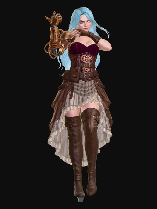 3D model for Clockwork Siren