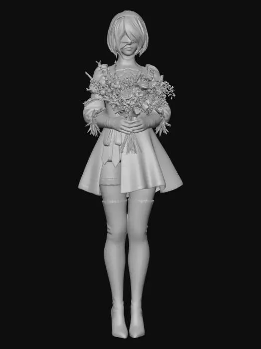 3D model for Midnight Bouquet