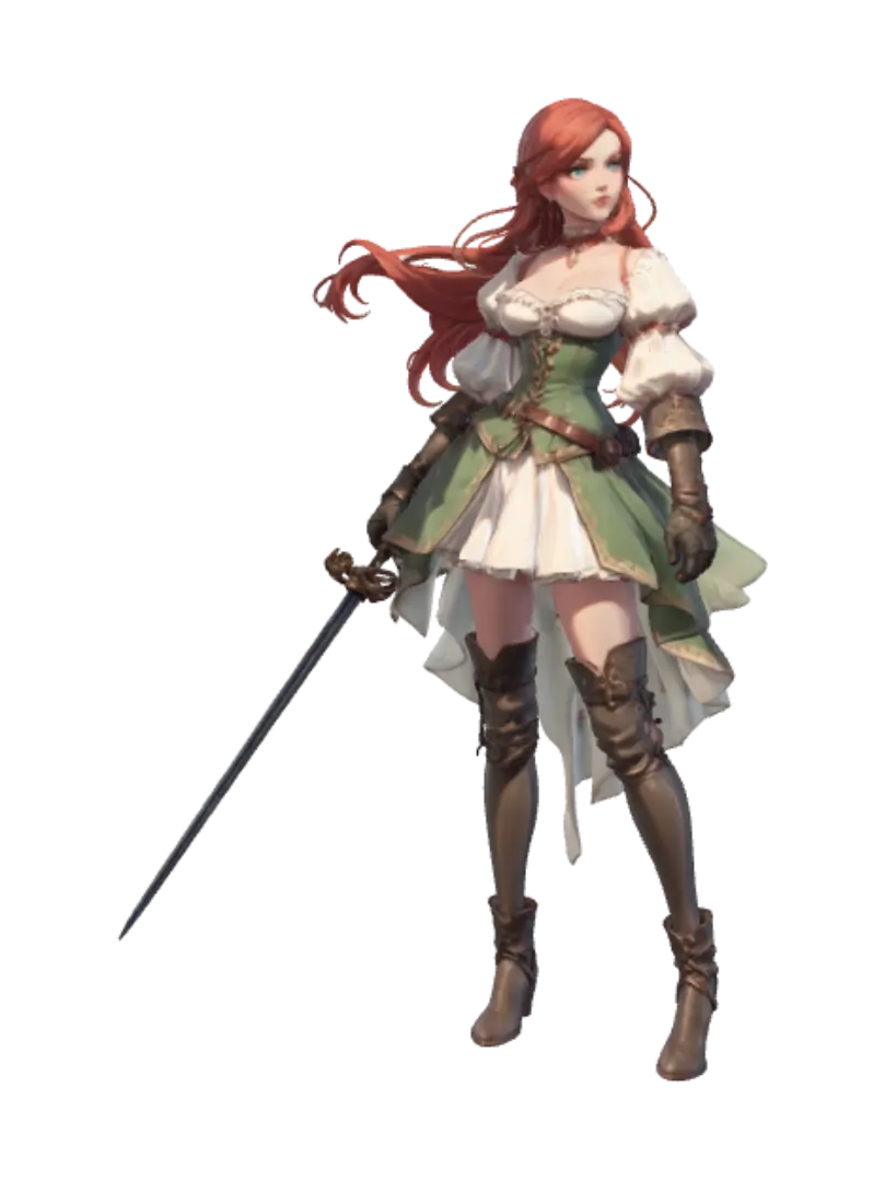 Crimson Valor 3D-model, gegenereerd door AI