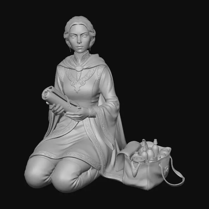 3D model for The Herbalist's Apprentice